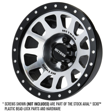 Pro-Line Racing Method 305 Alum 2.9"+2 Offset SCX6 Wheel Faces(2) 1:6 PRO2814-00