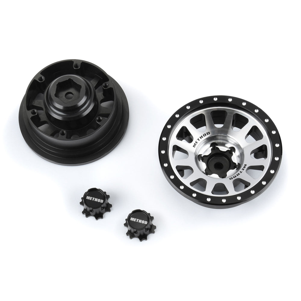 Pro-Line Racing Method 305 Alum 2.9"+2 Offset SCX6 Wheel Faces(2) 1:6 PRO2814-00