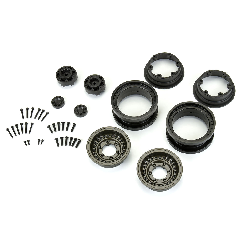 Pro-Line Racing Black Rhino Armory 2.9" Dual Offset SCX6 Wheels 2 1:6 PRO2826-00