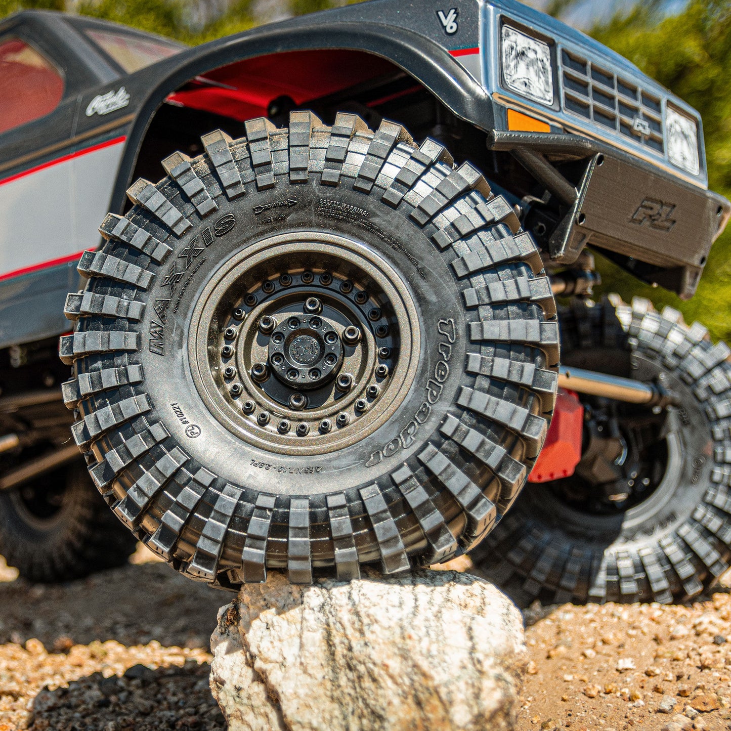 Pro-Line Racing Black Rhino Armory 2.9" Dual Offset SCX6 Wheels 2 1:6 PRO2826-00