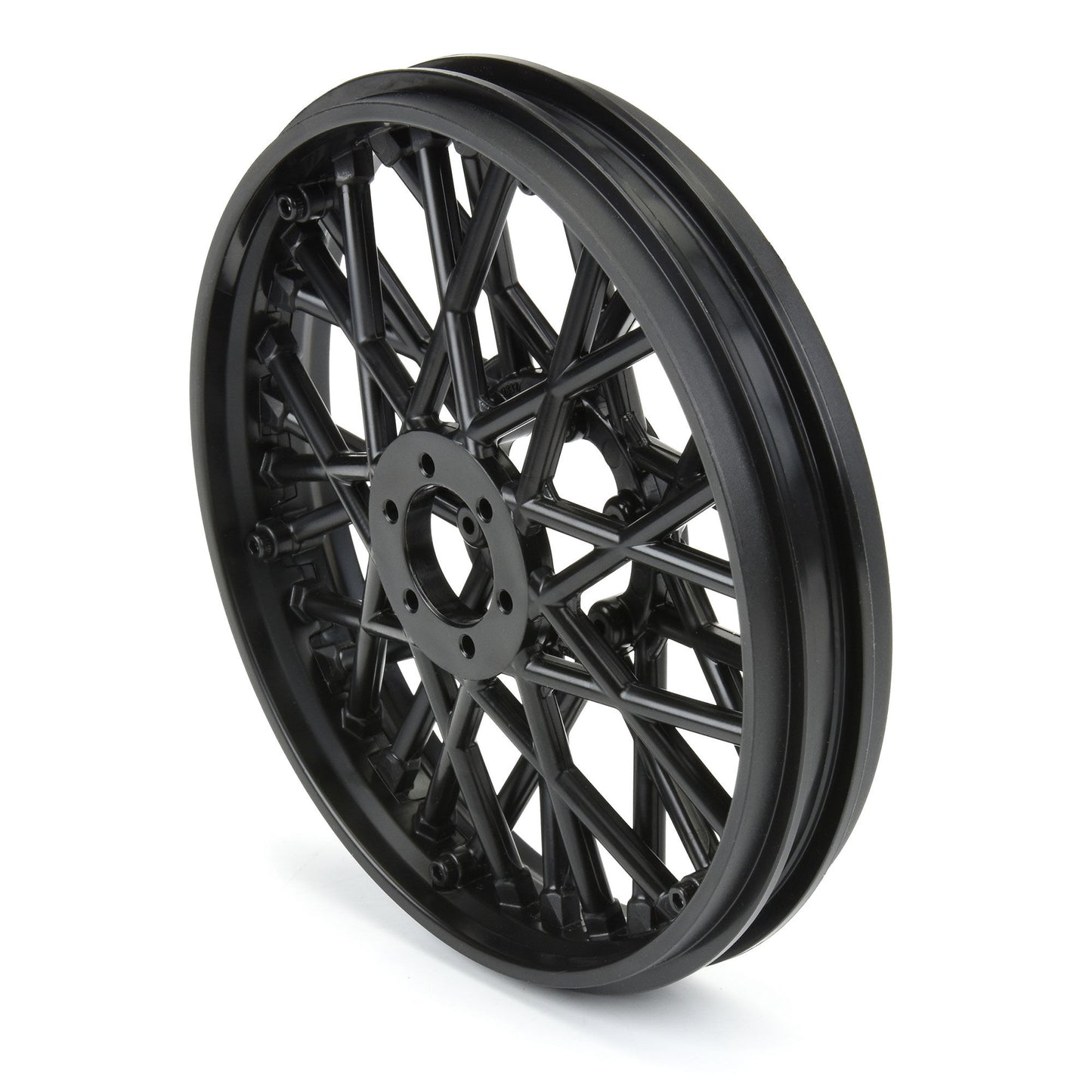 Pro-Line Racing Bullyspoke V2 Bead Front Wheel Black: Promoto-MX 1:4 PRO283203