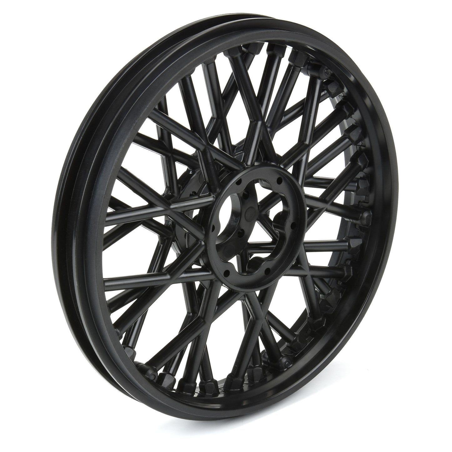 Pro-Line Racing Bullyspoke V2 Bead Front Wheel Black: Promoto-MX 1:4 PRO283203