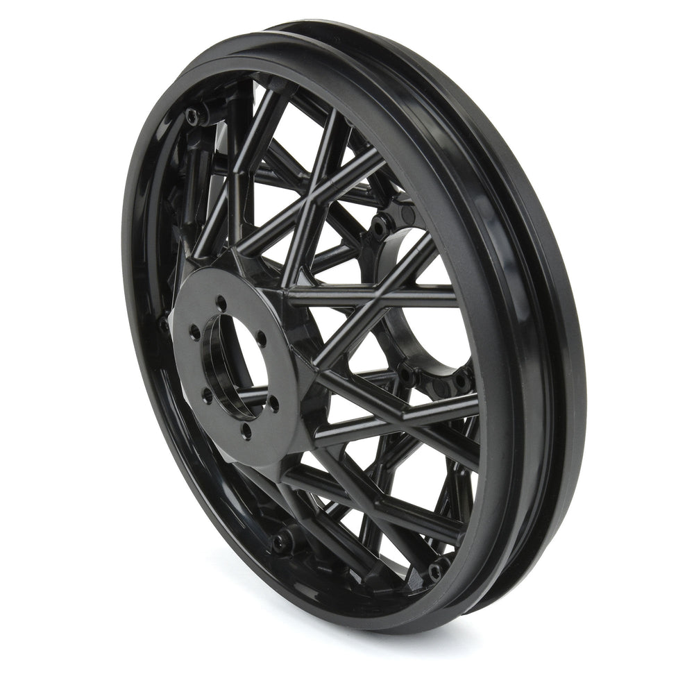 Pro-Line Racing Bullyspoke V2 Bead Rear Wheel Black: Promoto-MX 1:4 PRO283303