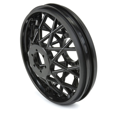Pro-Line Racing Bullyspoke V2 Bead Rear Wheel Black: Promoto-MX 1:4 PRO283303