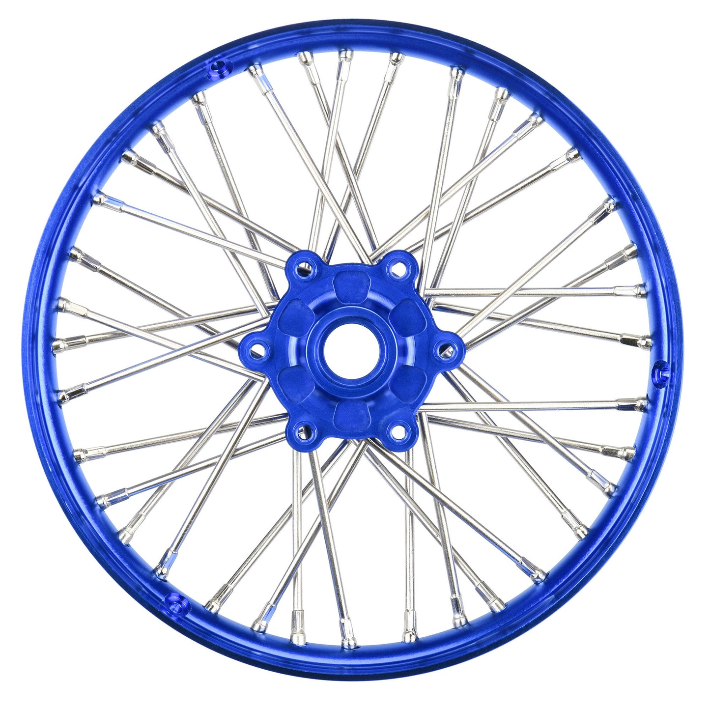 Pro-Line Racing ProSpec Aluminum V2 Bead Front Wheel Blue/Blue 1 1:4 PRO283600T1