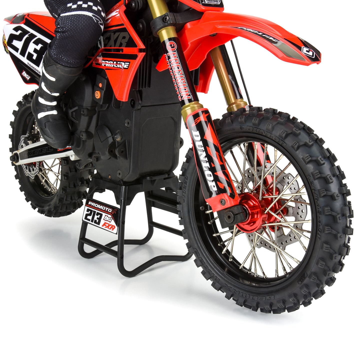 Pro-Line Racing ProSpec Aluminum V2 Bead Front Wheel Black/Red 1 1:4 PRO283600T2