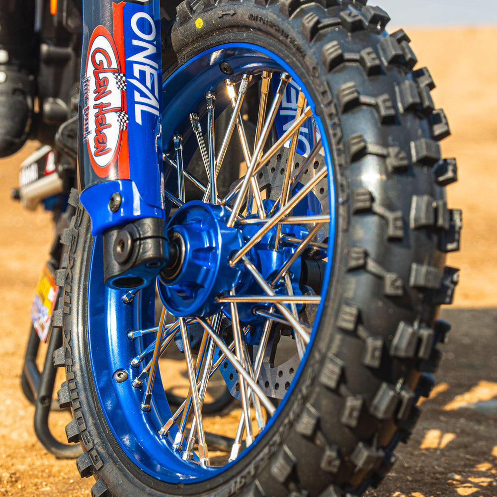 Pro-Line Racing Pro-Spec Aluminum Front Rim Blue: Promoto-MX 1:4 PRO283605