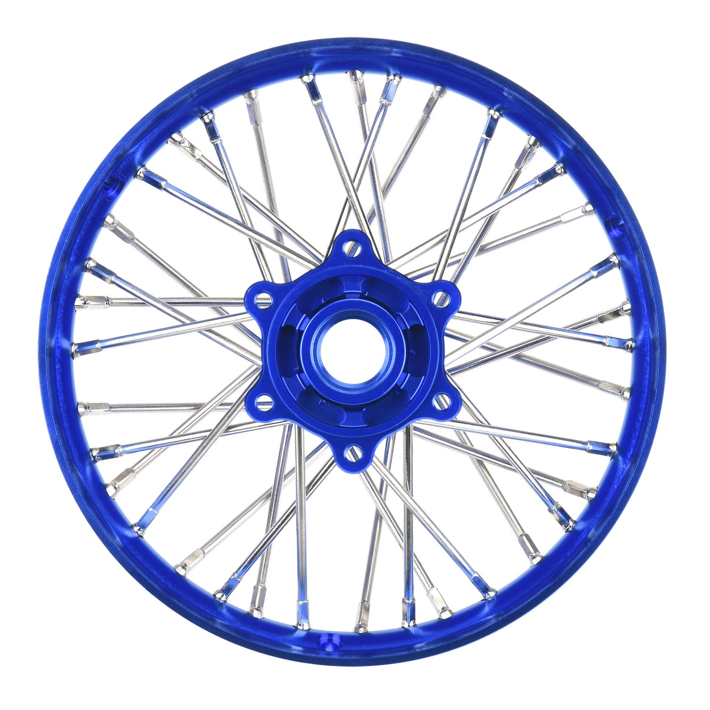 Pro-Line Racing Pro-Spec Aluminum V2 Bead Rear Wheel Blue/Blue 1 1:4 PRO283700T1