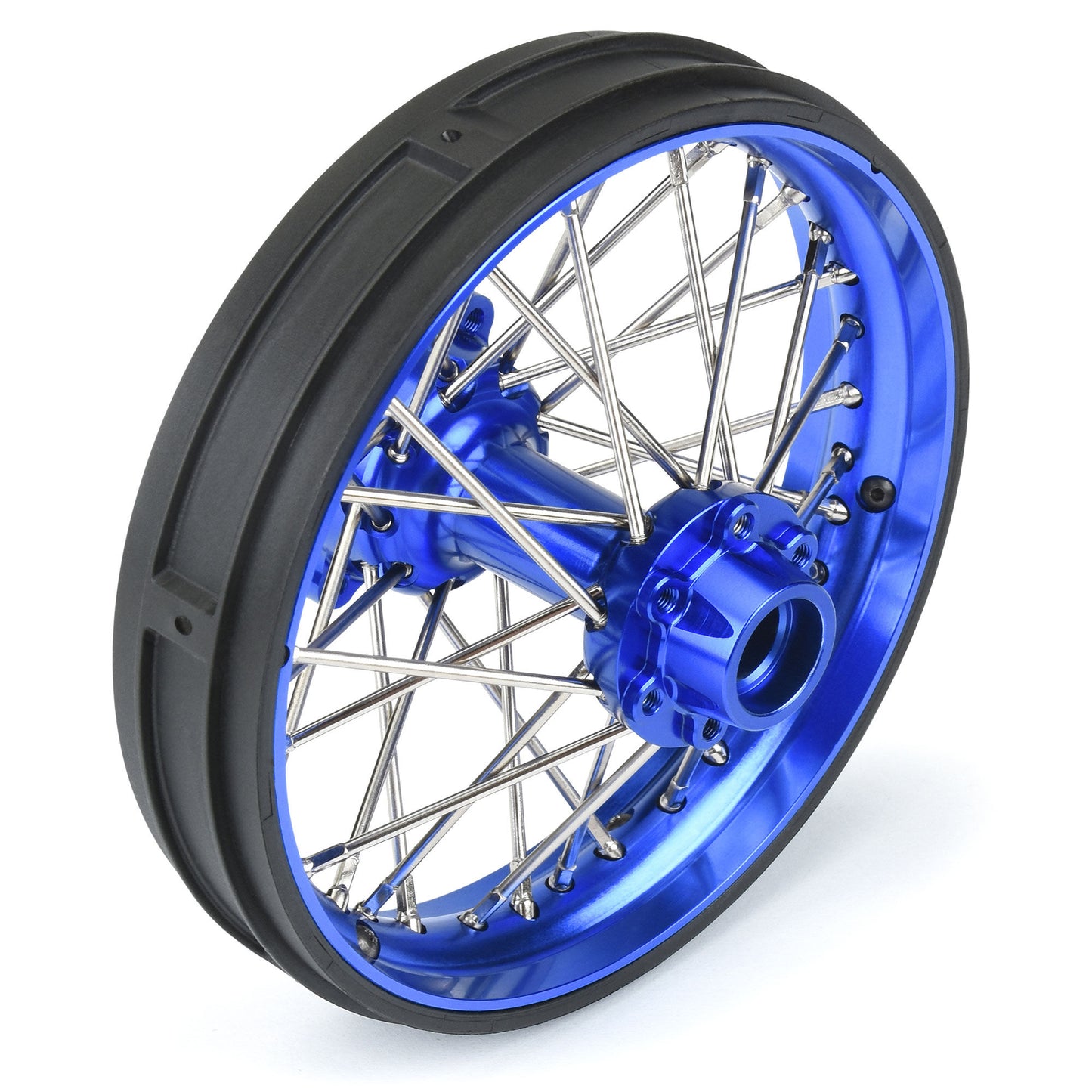 Pro-Line Racing Pro-Spec Aluminum V2 Bead Rear Wheel Blue/Blue 1 1:4 PRO283700T1