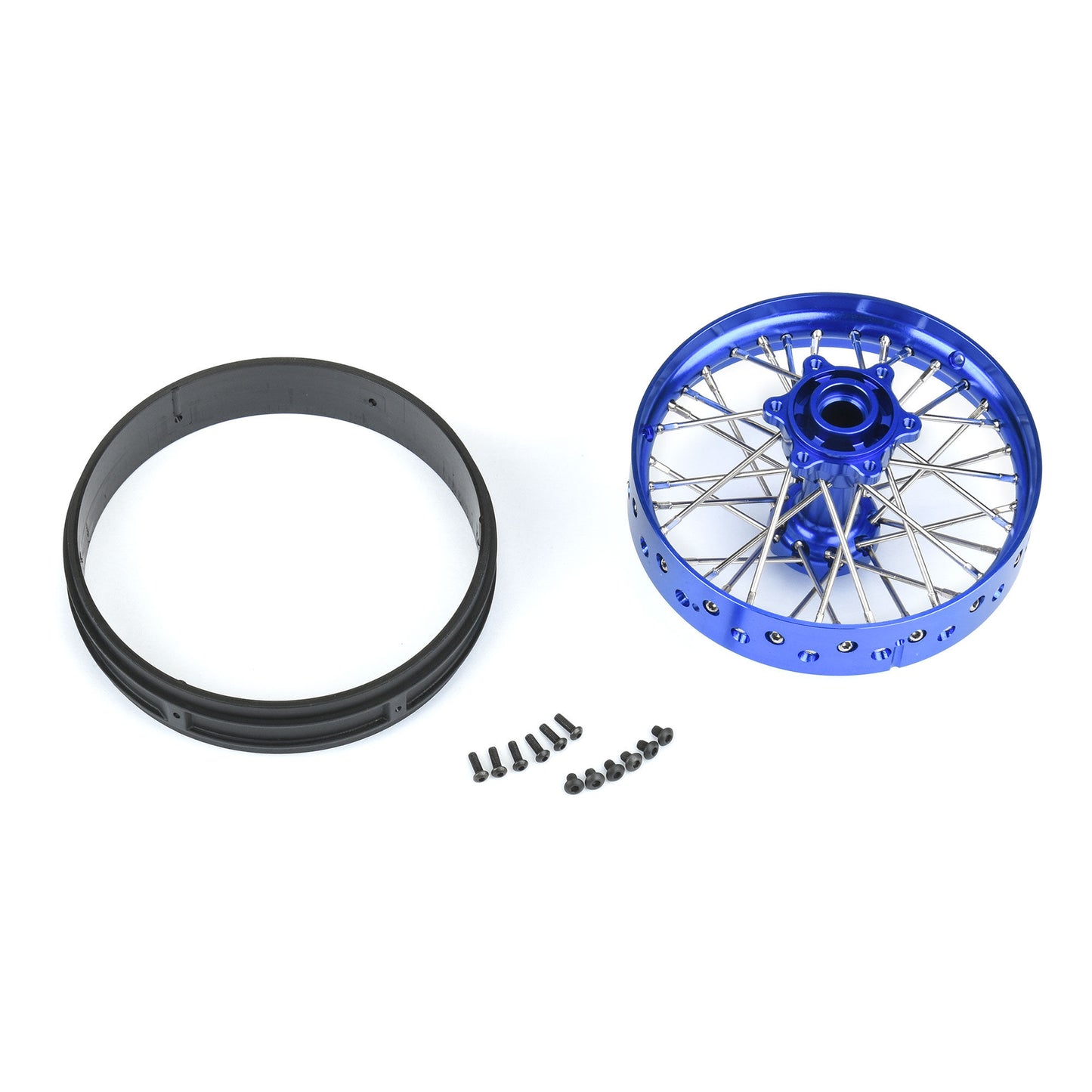 Pro-Line Racing Pro-Spec Aluminum V2 Bead Rear Wheel Blue/Blue 1 1:4 PRO283700T1
