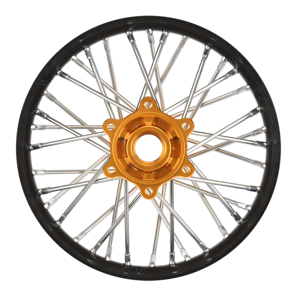 Pro-Line Racing ProSpec Aluminum V2 Bead Rear Wheel Black/Gold 1 1:4 PRO283700T3