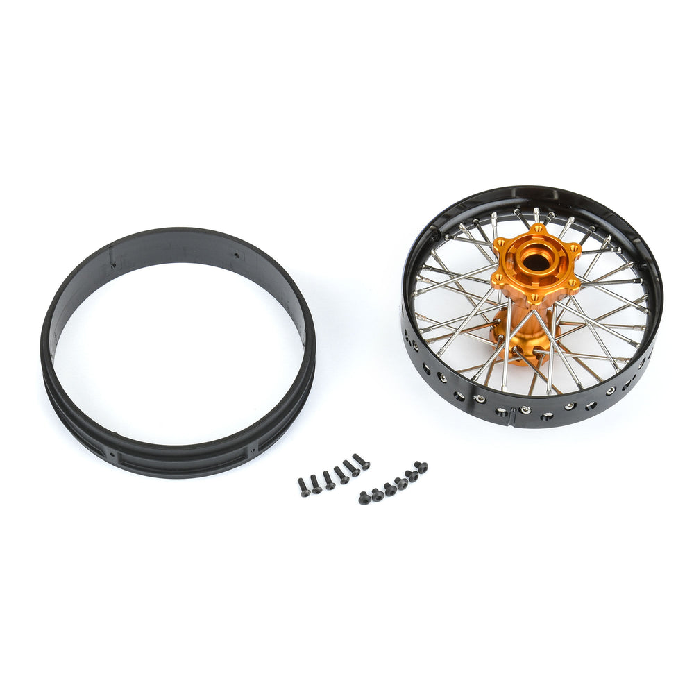 Pro-Line Racing ProSpec Aluminum V2 Bead Rear Wheel Black/Gold 1 1:4 PRO283700T3
