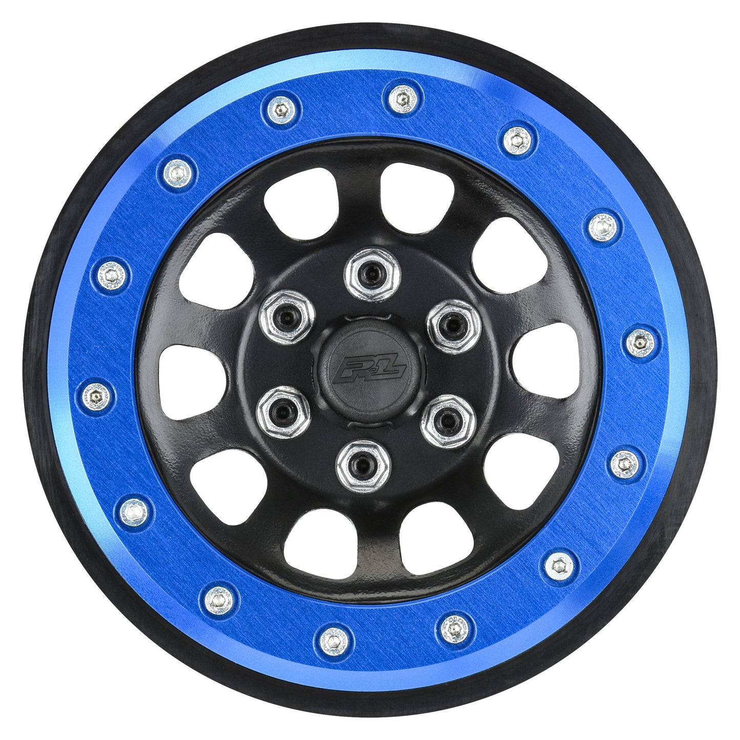 Pro-Line Racing Steelies Stamped 2.9" Dual Offset SCX6 Wheels Blue 1:6 PRO283800