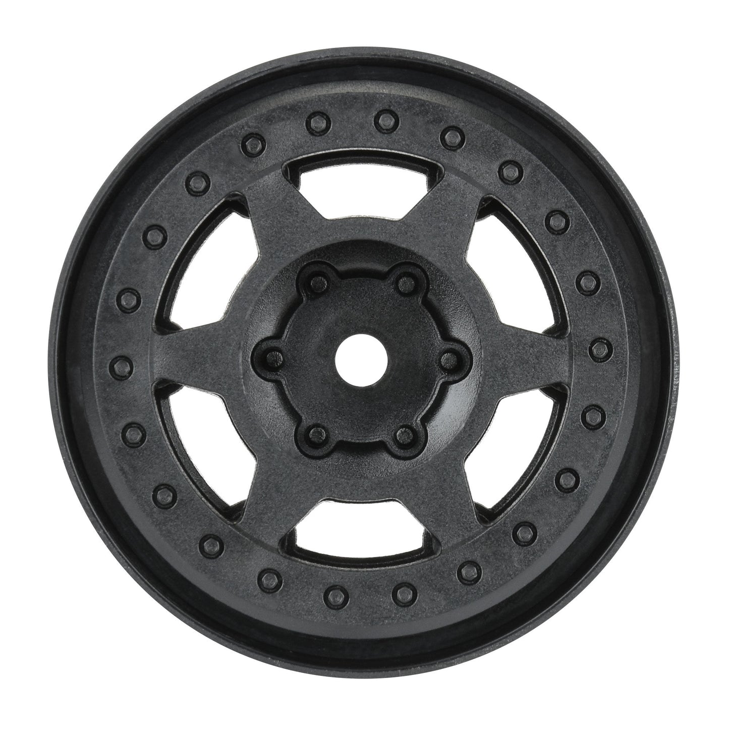 Pro-Line Racing Holcomb F/R 1.55" 12mm Crawler Loc Wheels 2 Black 1:10 PRO284200