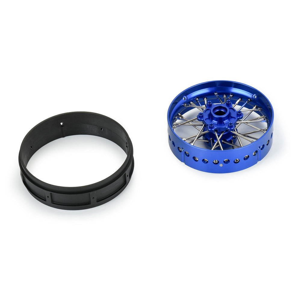 Pro-Line Racing Pro-Spec Alumi V2 Bead Front Wheel Blue/Blue (1) 1:4 PRO284700T1