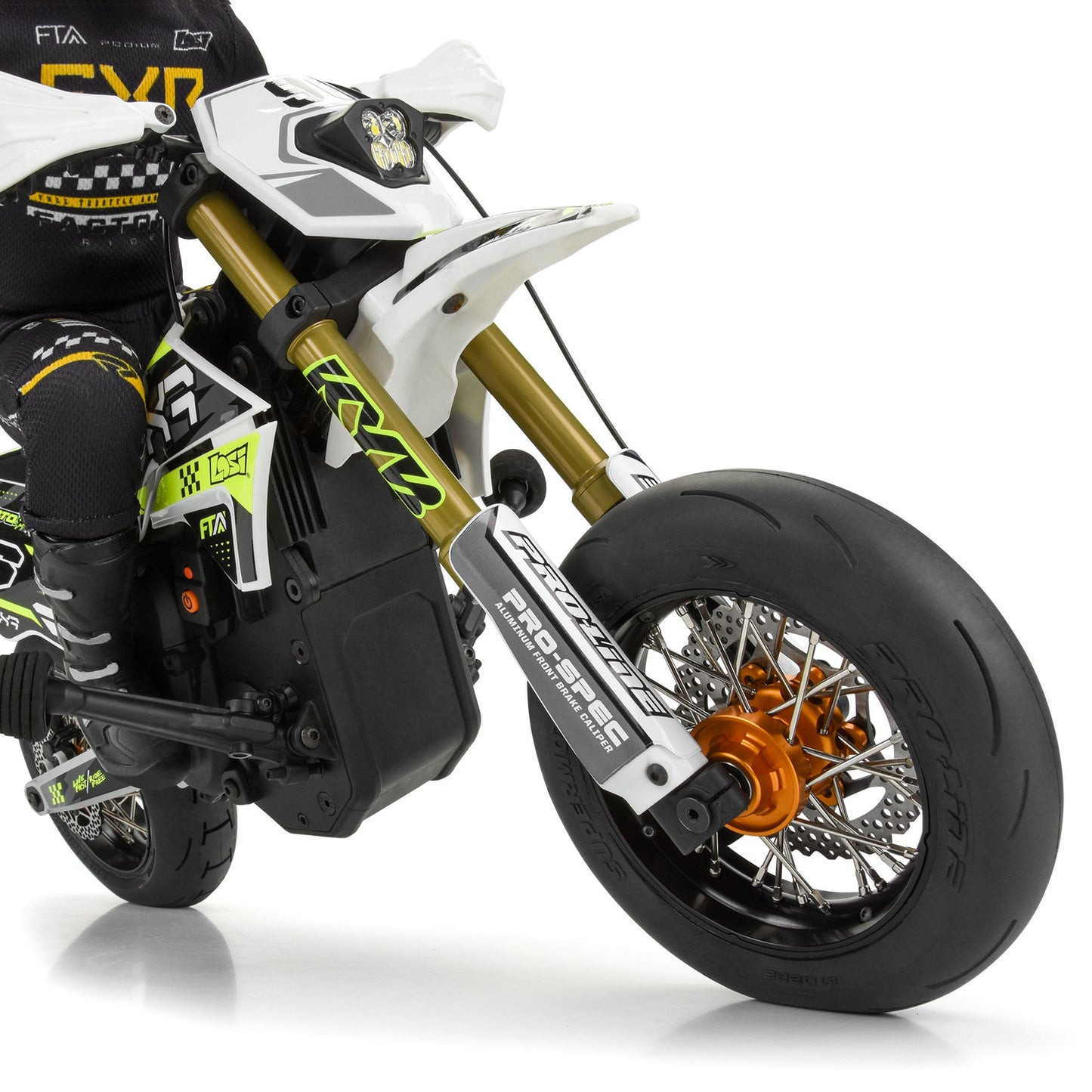 Pro-Line Racing Pro-Spec Aluminum V2 Bead Front Wheel Black/Gold 1:4 PRO284700T3