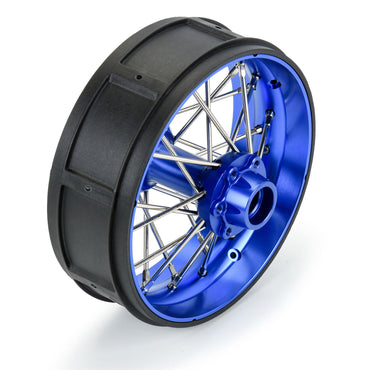 Pro-Line Racing Pro-Spec Aluminum V2 Bead Rear Wheel Blue/Blue 1 1:4 PRO284800T1