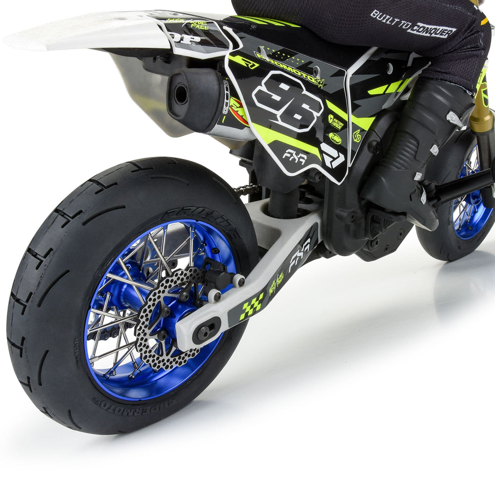 Pro-Line Racing Pro-Spec Aluminum V2 Bead Rear Wheel Blue/Blue 1 1:4 PRO284800T1