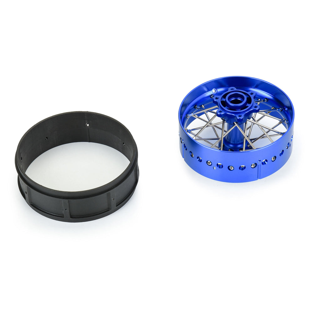 Pro-Line Racing Pro-Spec Aluminum V2 Bead Rear Wheel Blue/Blue 1 1:4 PRO284800T1