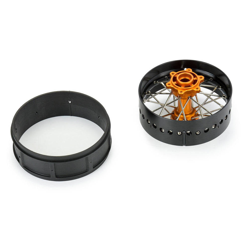Pro-Line Racing Pro-Spec Aluminum V2 Bead Rear Wheel Black/Gold 1:4 PRO284800T3
