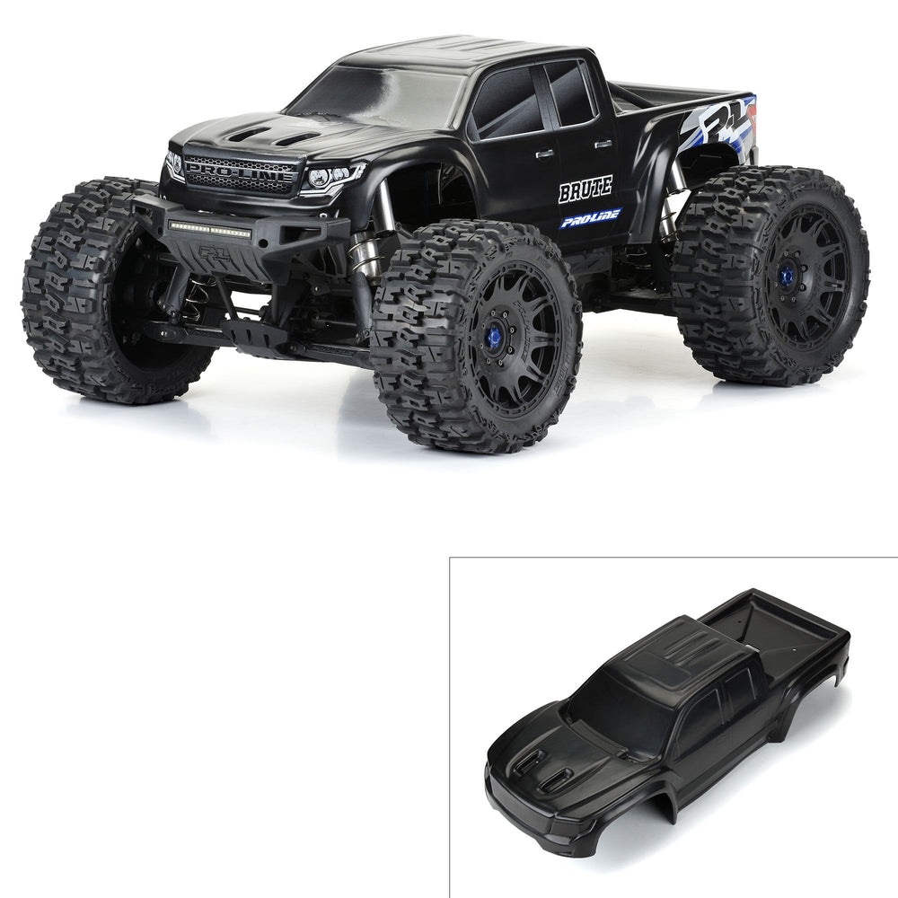 Pro-Line Racing Pre-Cut Brute Bash Armor Black Body: X-MAXX 1:5 PRO3513-18