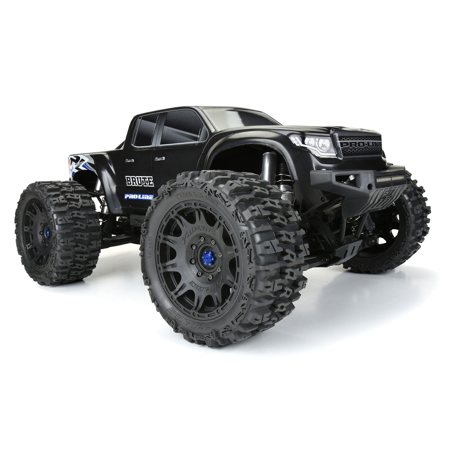 Pro-Line Racing Pre-Cut Brute Bash Armor Black Body: X-MAXX 1:5 PRO3513-18