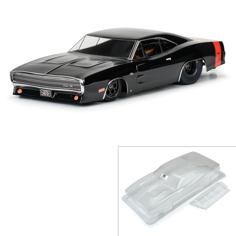 Pro-Line Racing 1970 Dodge Charger Clear Body: Drag Car 1:10 PRO3599-00