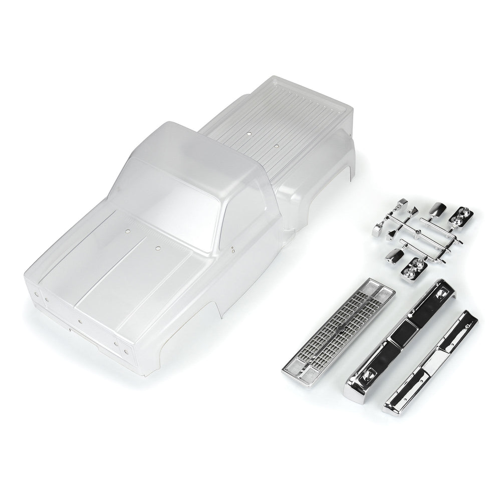 Pro-Line Racing 1982 Chevy K-10 Clear Body Set w/Scale Accessories PRO3600-00