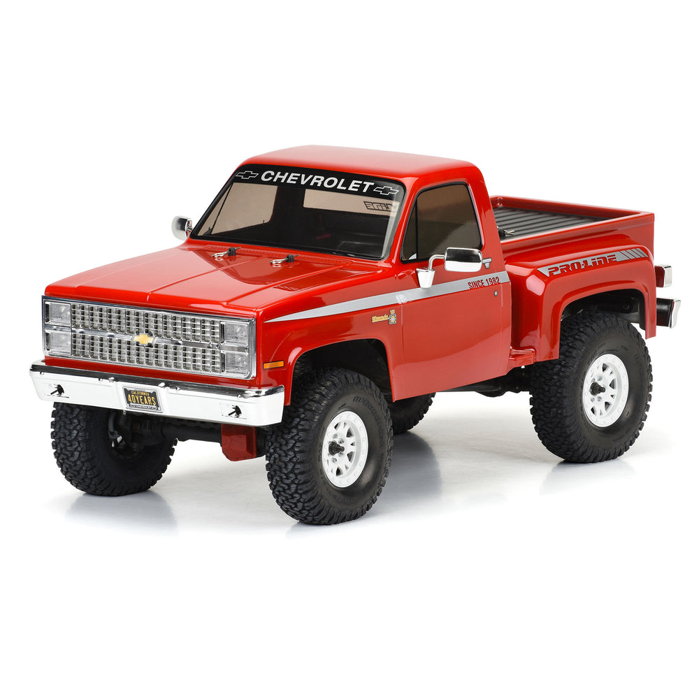 Pro-Line Racing 1982 Chevy K-10 Clear Body Set w/Scale Accessories PRO3600-00