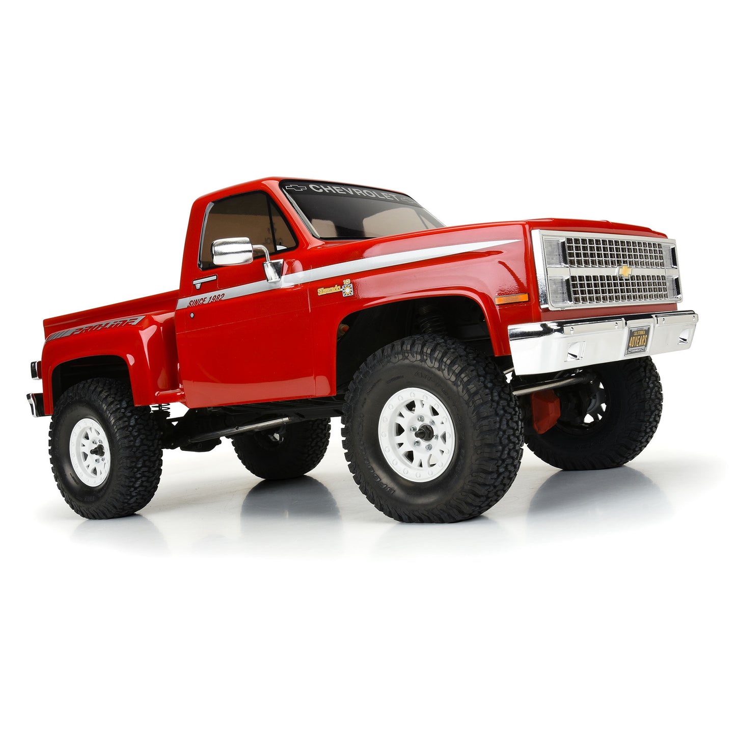 Pro-Line Racing 1982 Chevy K-10 Clear Body Set w/Scale Accessories PRO3600-00