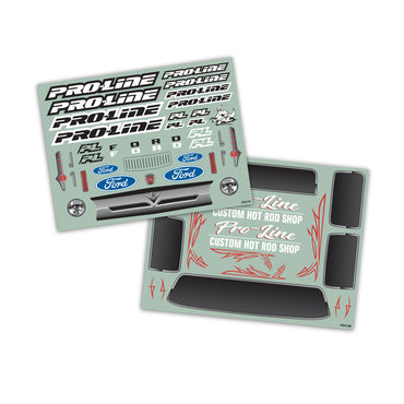 Pro-Line Racing Pre-Cut Ford F-100 Bash Armor Black Body: X-MAXX 1:5 PRO361018