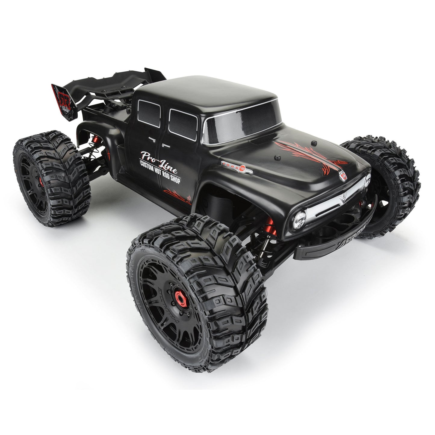 Pro-Line Racing Pre-Cut Ford F100 Bash Armor Black Body: Kraton 8S 1:5 PRO361118