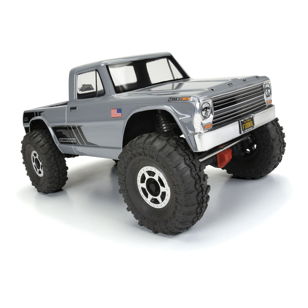 Pro-Line Racing 1967 Ford F-100 Clear Body 12.3" Wheelbase Craw 1:10 PRO3613-00