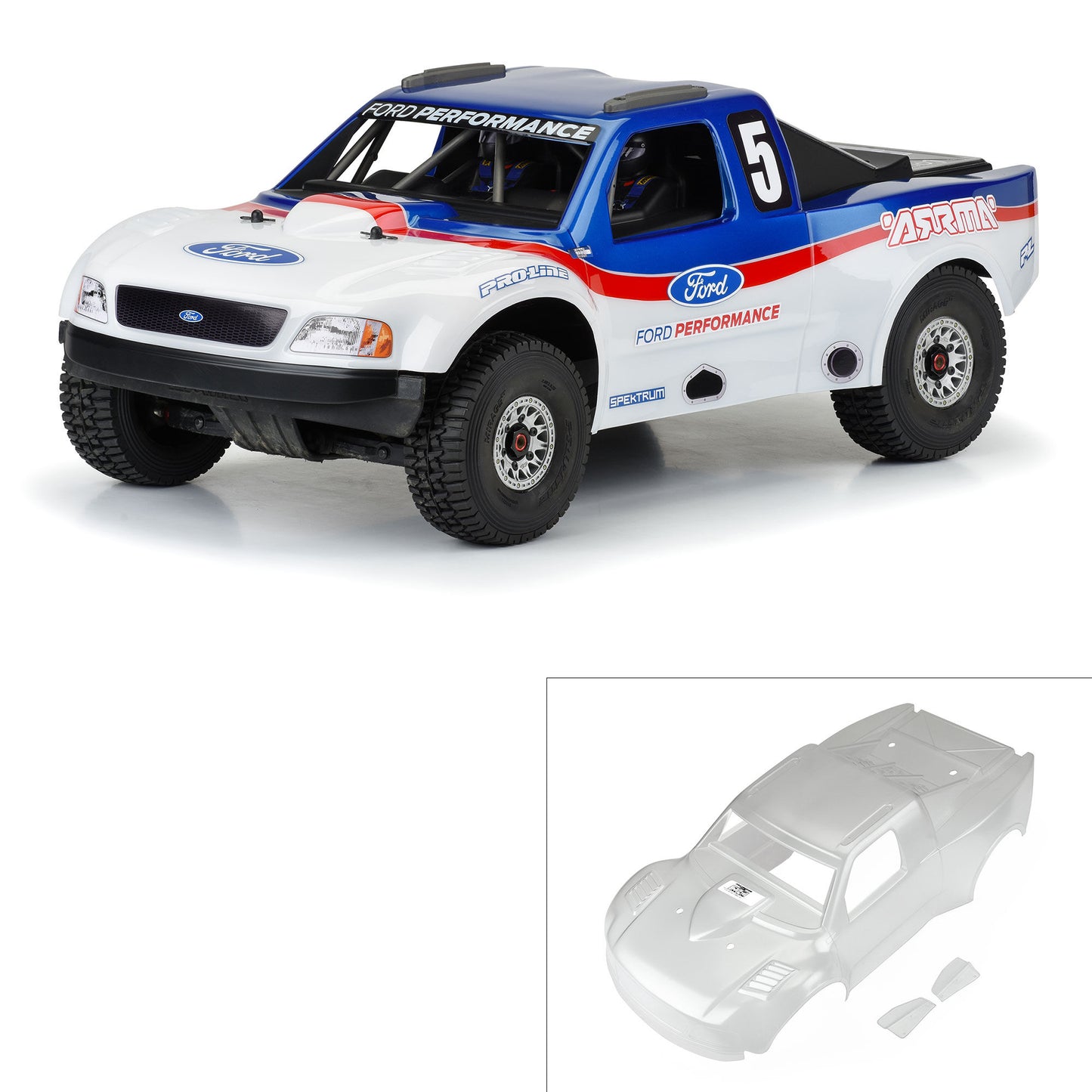 Pro-Line Racing Pre-Cut '97 Ford F150 Trophy Truck Clear Body ARRMA 6S PRO361817