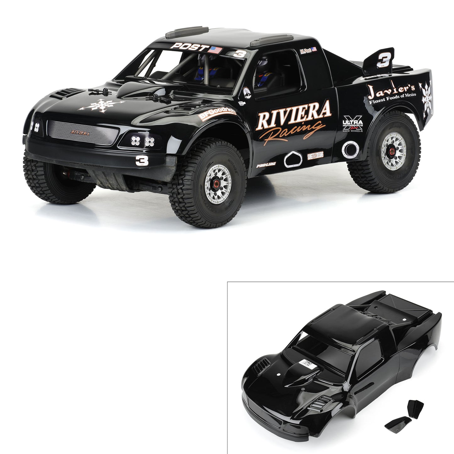 Pro-Line Racing PreCut 97 Ford F150 Trophy Truck Riviera Edition Tough PRO361818