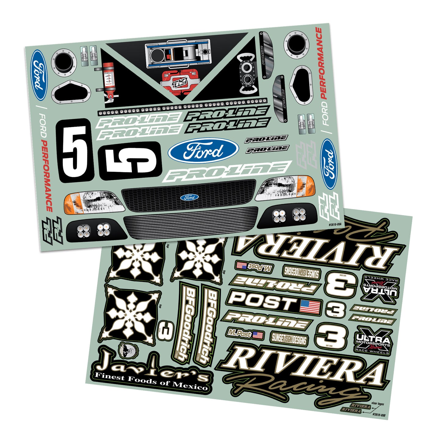 Pro-Line Racing PreCut 97 Ford F150 Trophy Truck Riviera Edition Tough PRO361818
