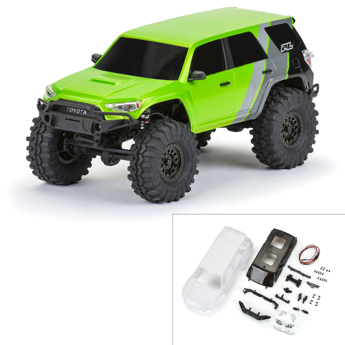 Pro-Line Racing 2023 Toyota 4Runner TRD Pro White Hard Body 1:24 PRO3621-00