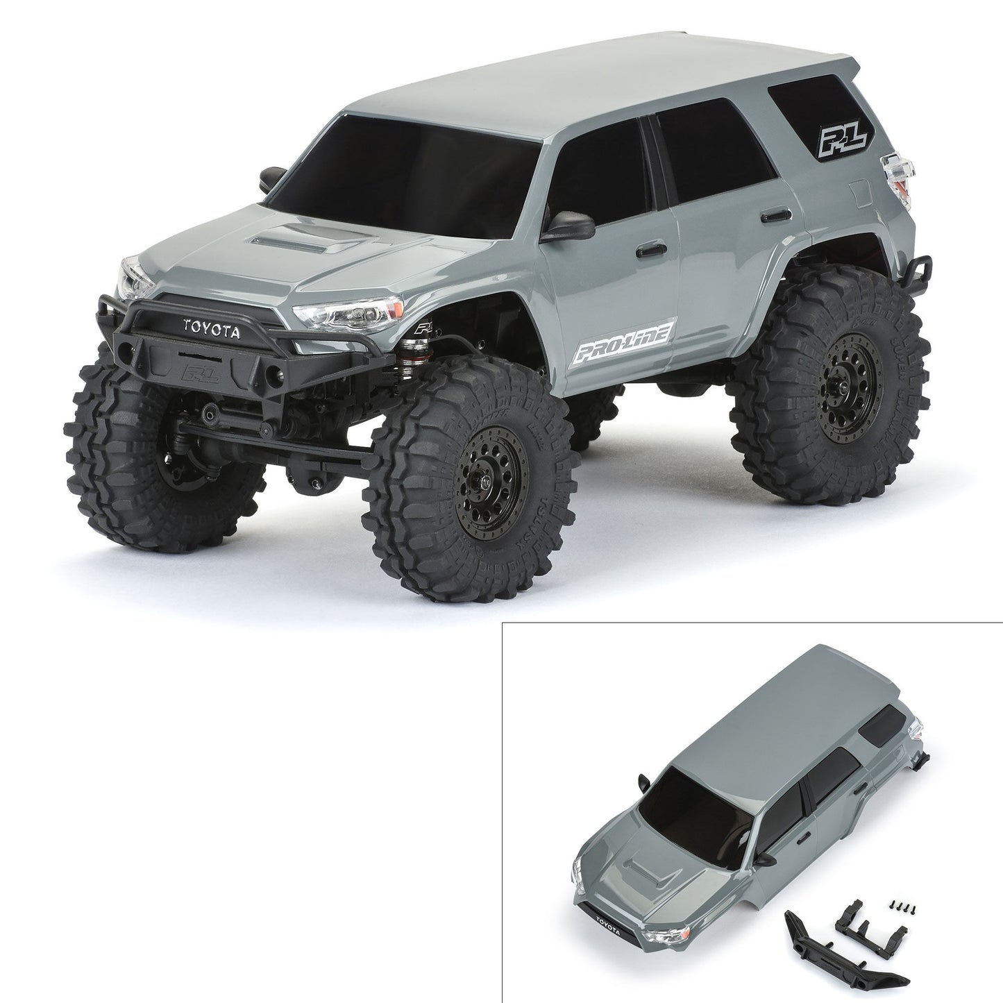 Pro-Line Racing 2023 Toyota 4Runner TRD Pro Gray Hard Body S 1:24 PRO3621-14