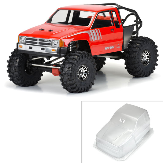 Pro-Line Racing 1985 Toyota Hilux SR5 Cab-Only Clear Body: SCX6 1:6 PRO3622-00