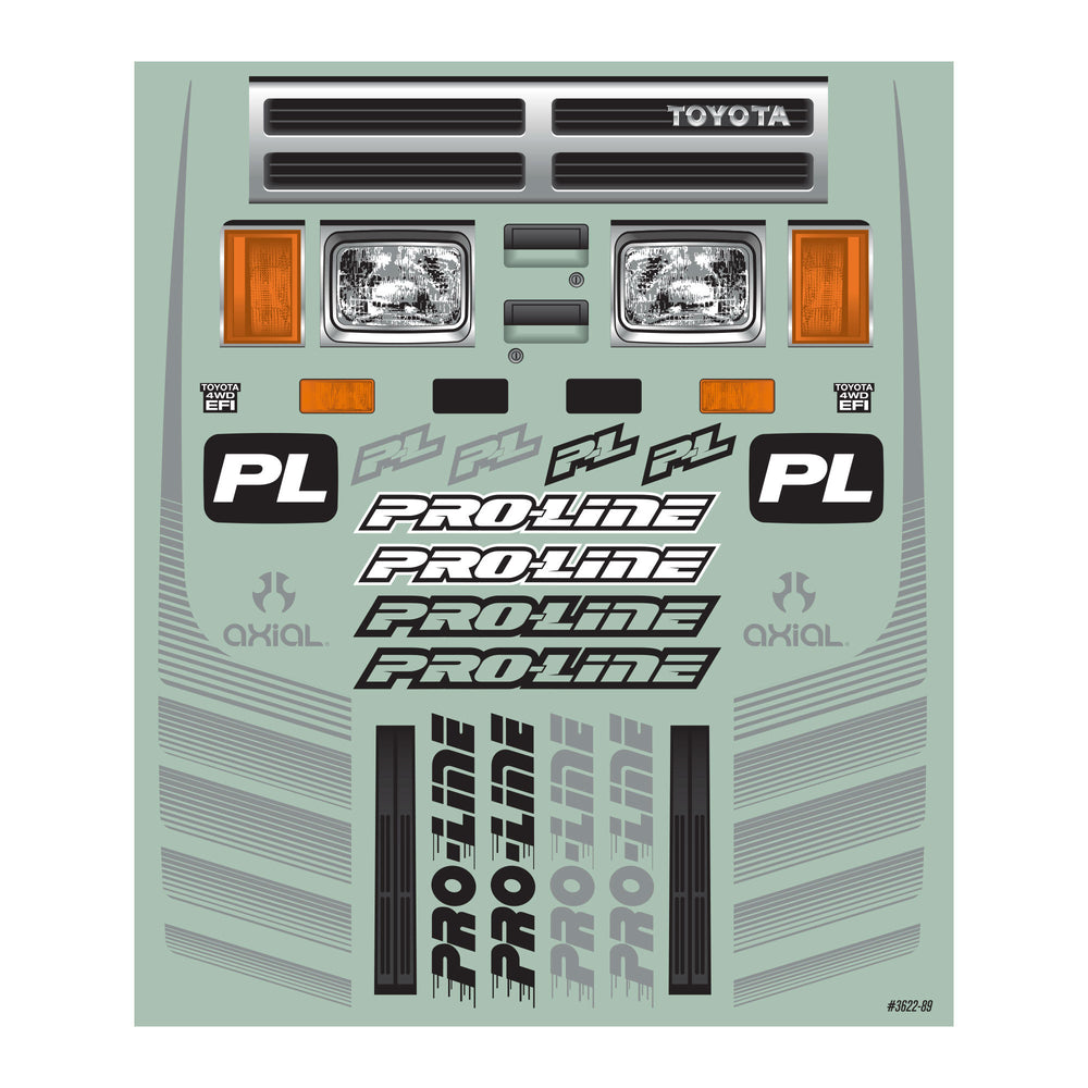 Pro-Line Racing 1985 Toyota Hilux SR5 Cab-Only Clear Body: SCX6 1:6 PRO3622-00