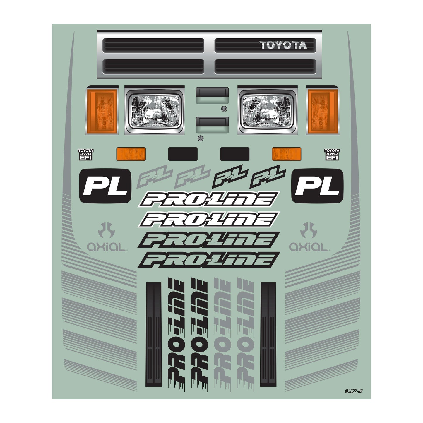 Pro-Line Racing 1985 Toyota Hilux SR5 Cab-Only Clear Body: SCX6 1:6 PRO3622-00