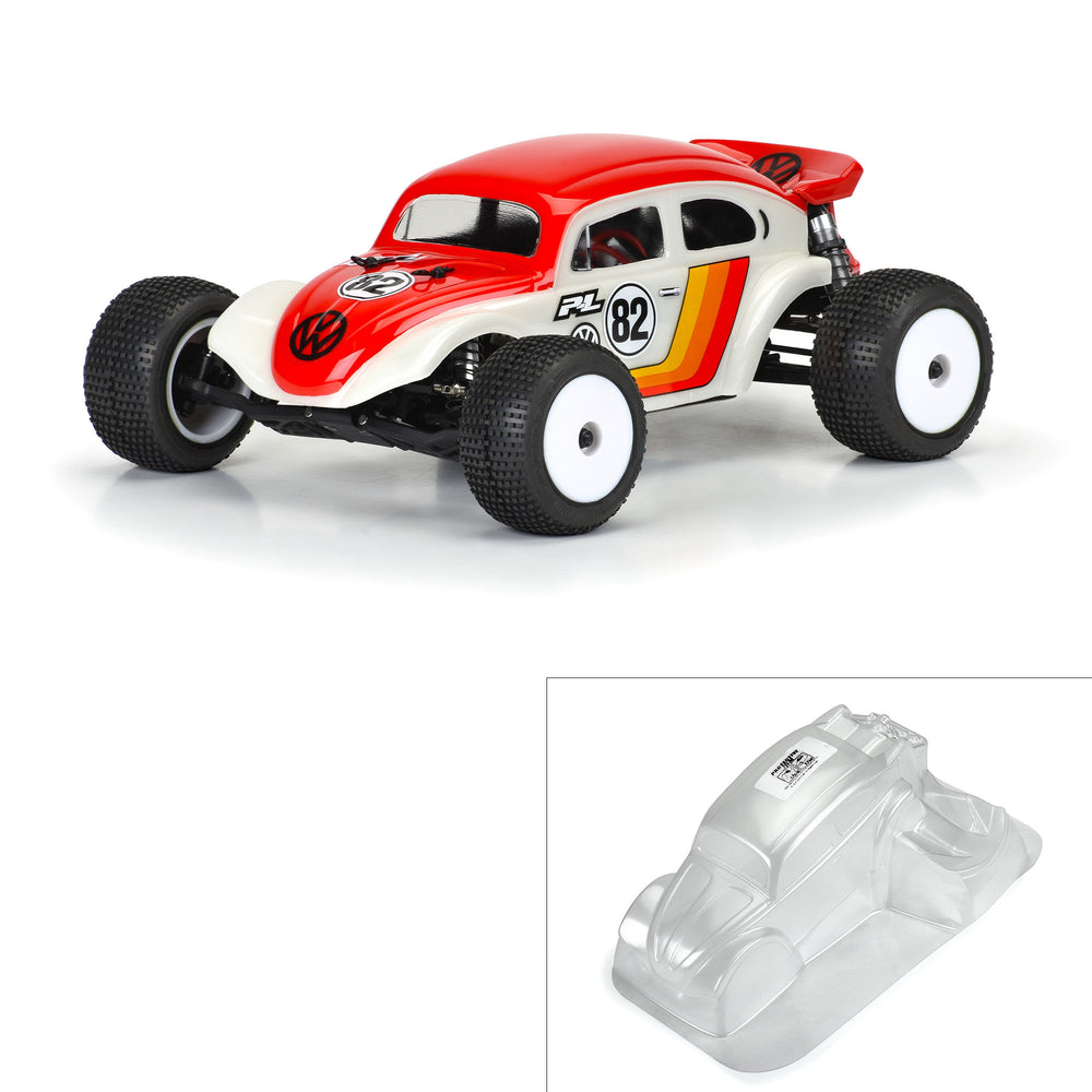 Pro-Line Racing Volkswagen Baja Bug Clear Body: Mini-T 2.0 1:18 PRO363300