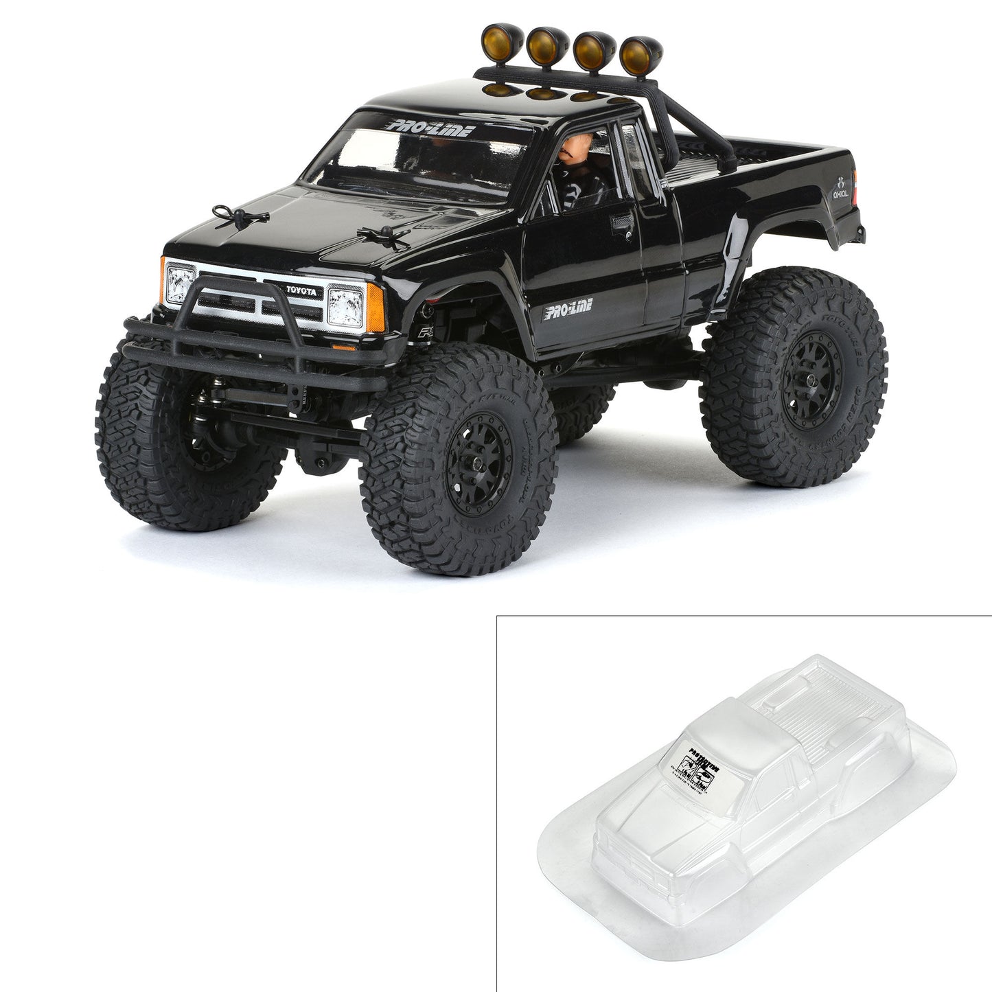 Pro-Line Racing 1985 Toyota HiLux SR5 Clear Body: SCX24 PRO363600
