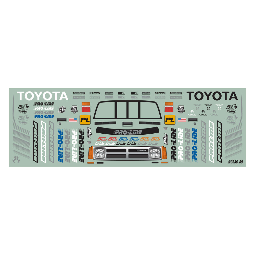 Pro-Line Racing 1985 Toyota HiLux SR5 Clear Body: SCX24 PRO363600