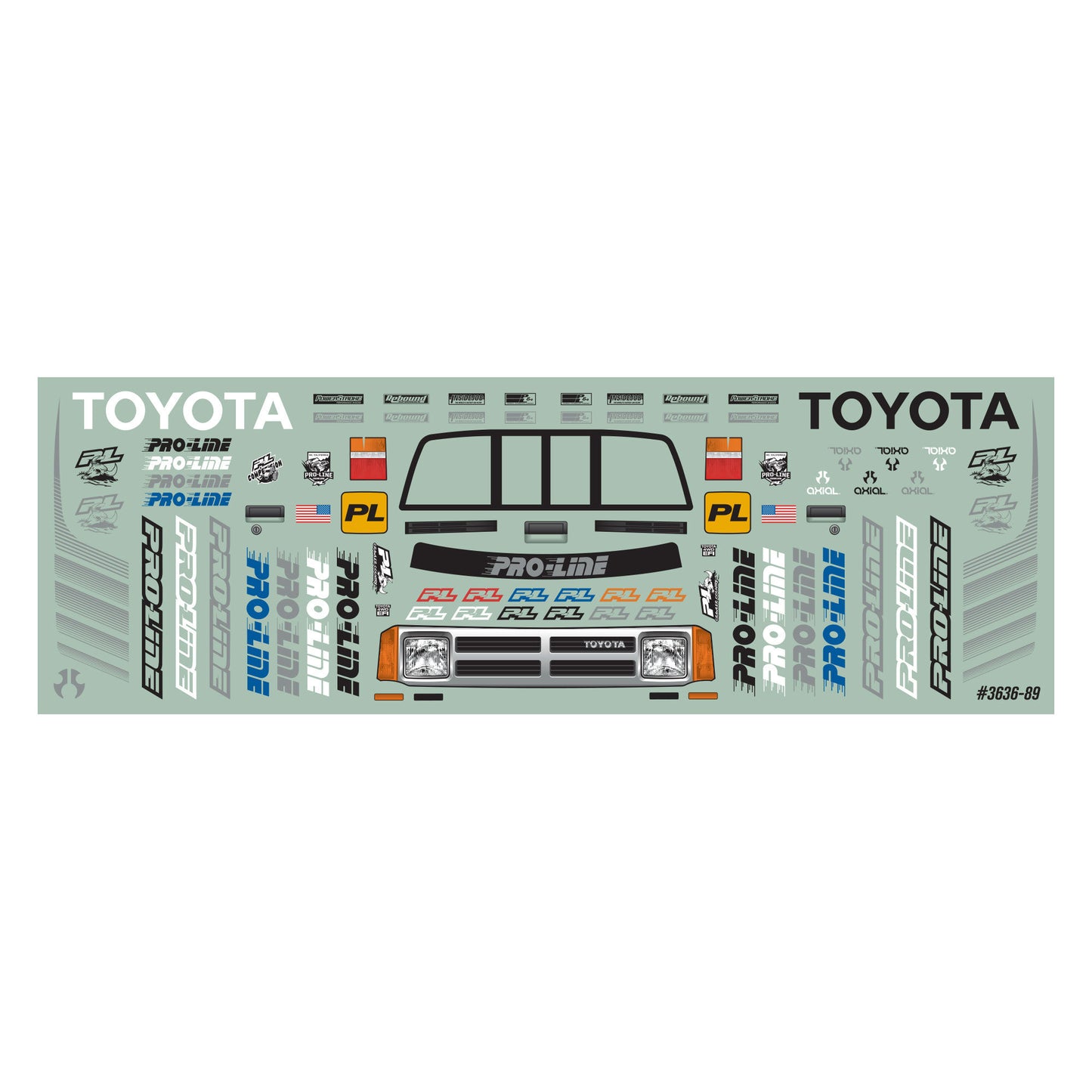 Pro-Line Racing 1985 Toyota HiLux SR5 Clear Body: SCX24 PRO363600