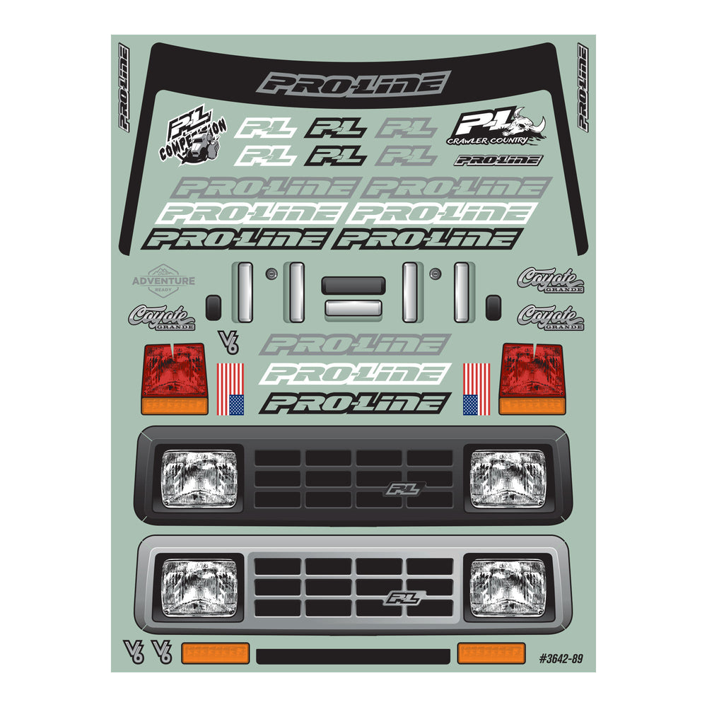 Pro-Line Racing Coyote Grande Clear Body: SCX6 1:6 PRO364200