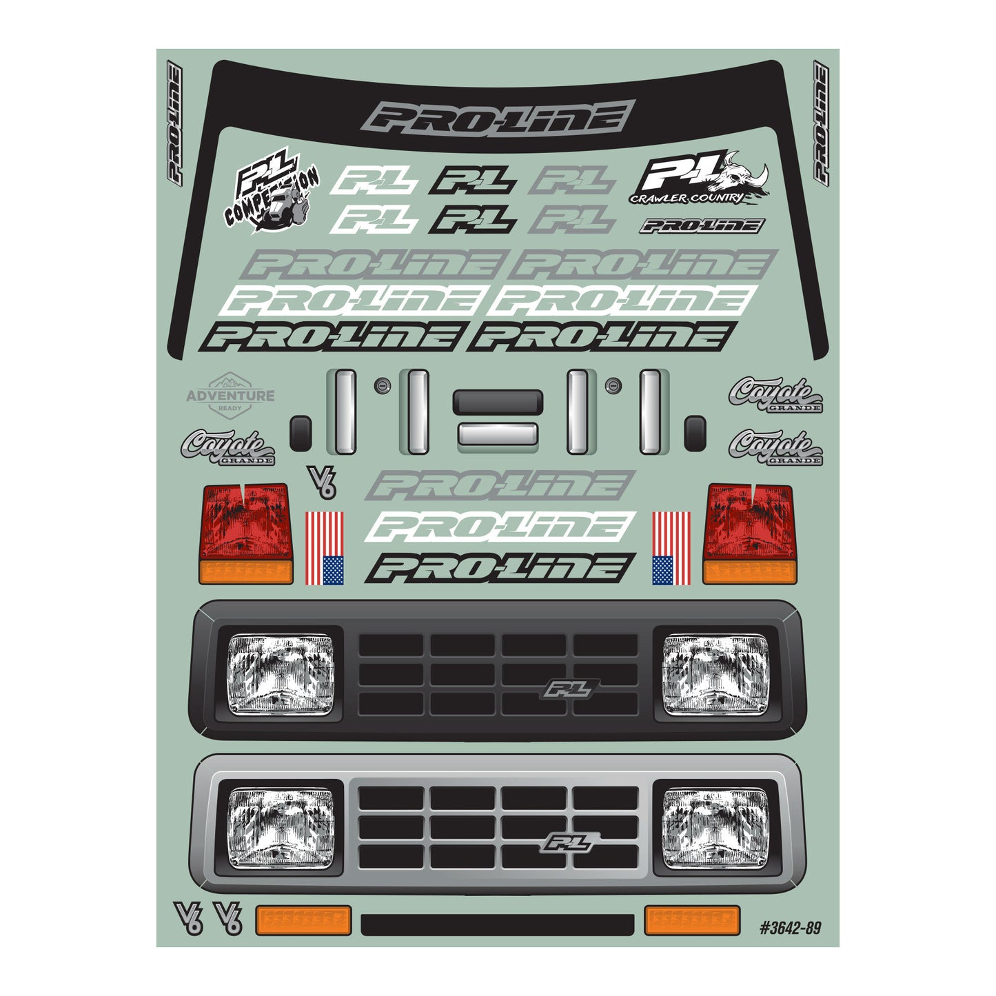 Pro-Line Racing Coyote Grande Clear Body: SCX6 1:6 PRO364200