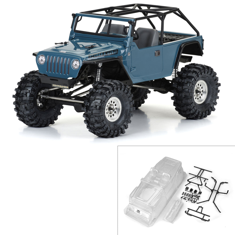 Pro-Line Racing 2004 Jeep LJ Clear Body/Trail Cage 12.3"Wheelbase 1:10 PRO364400