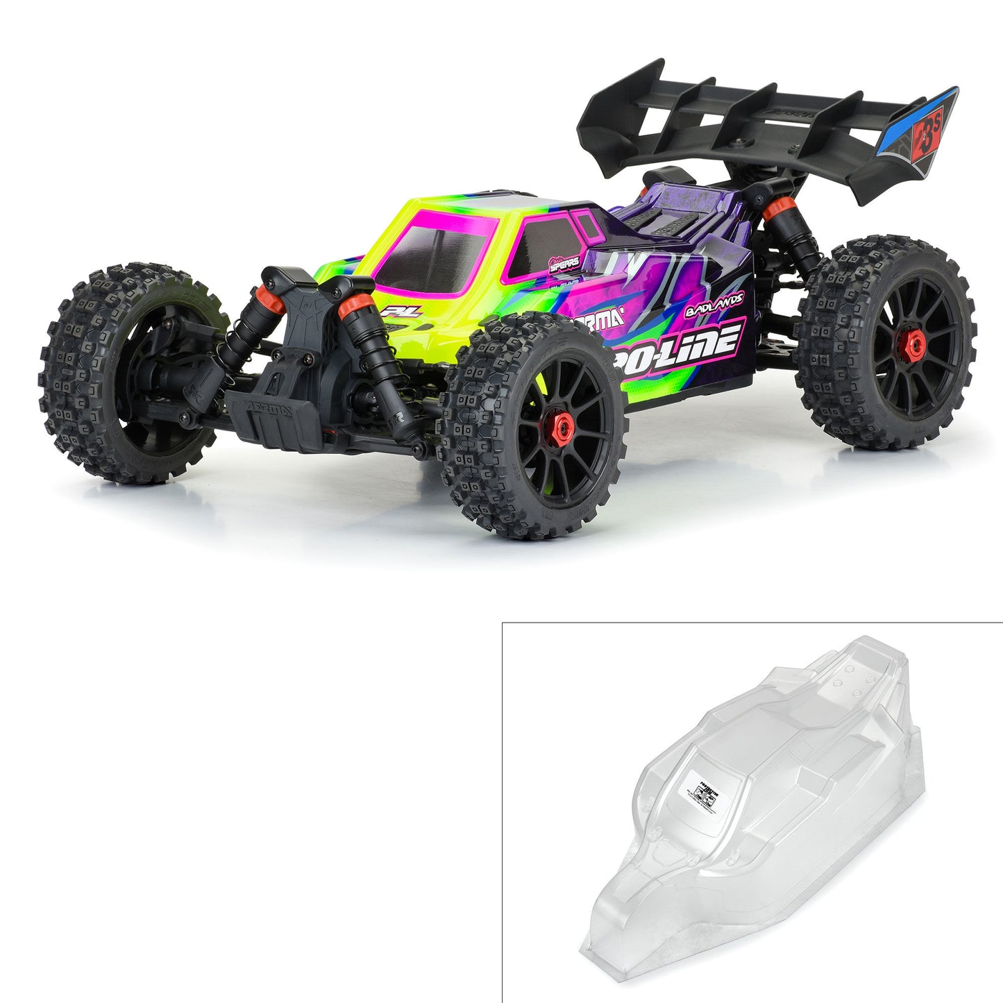 Pro-Line Racing Axis Clear Body: Typhon 223S 1:8 PRO364600