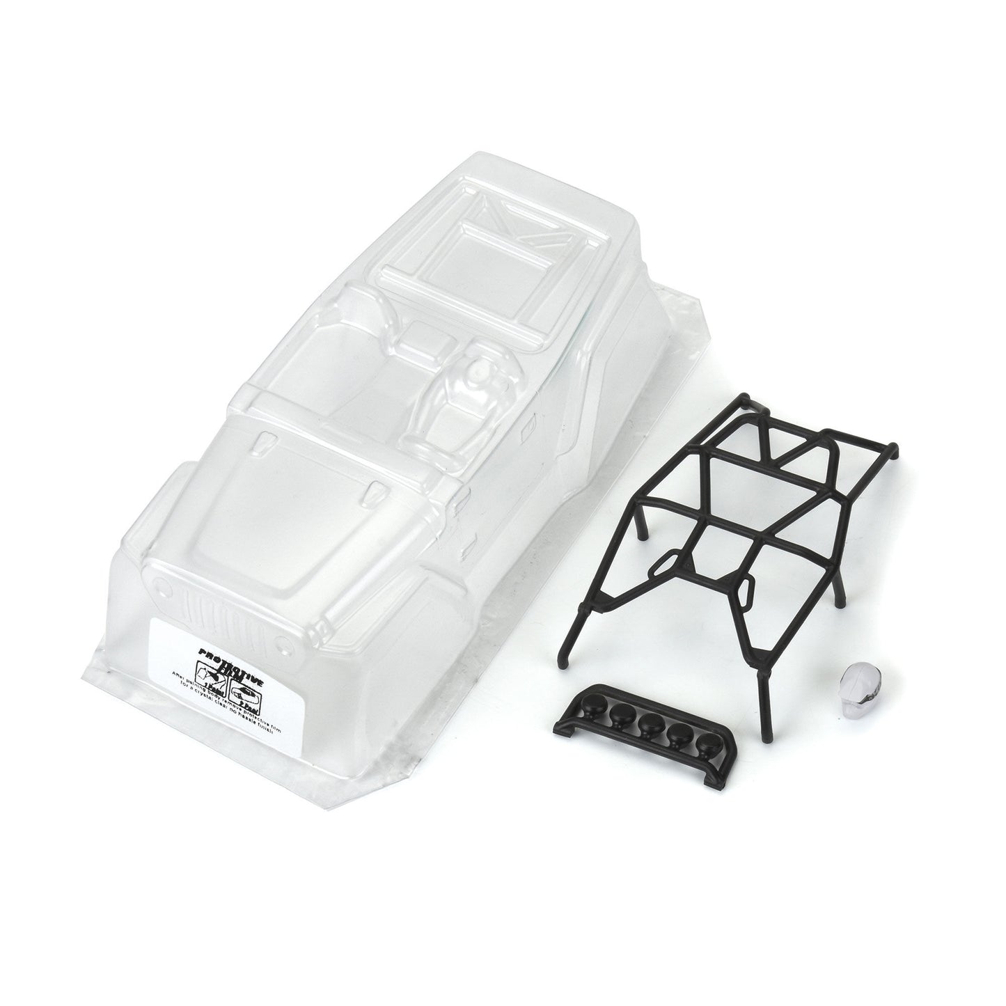 Pro-Line Racing 2004 Jeep LJ Clear Body/Trail Cage: SCX24 1:24 PRO366400